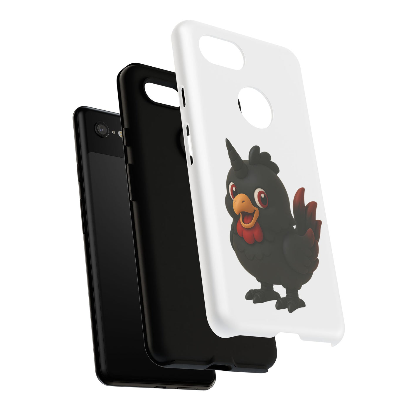 Cute Cartoon Bird Phone Case, Tough Phone Cover, Unique Gift for Bird Lovers, Fun Accessories for Kids, Christmas Present