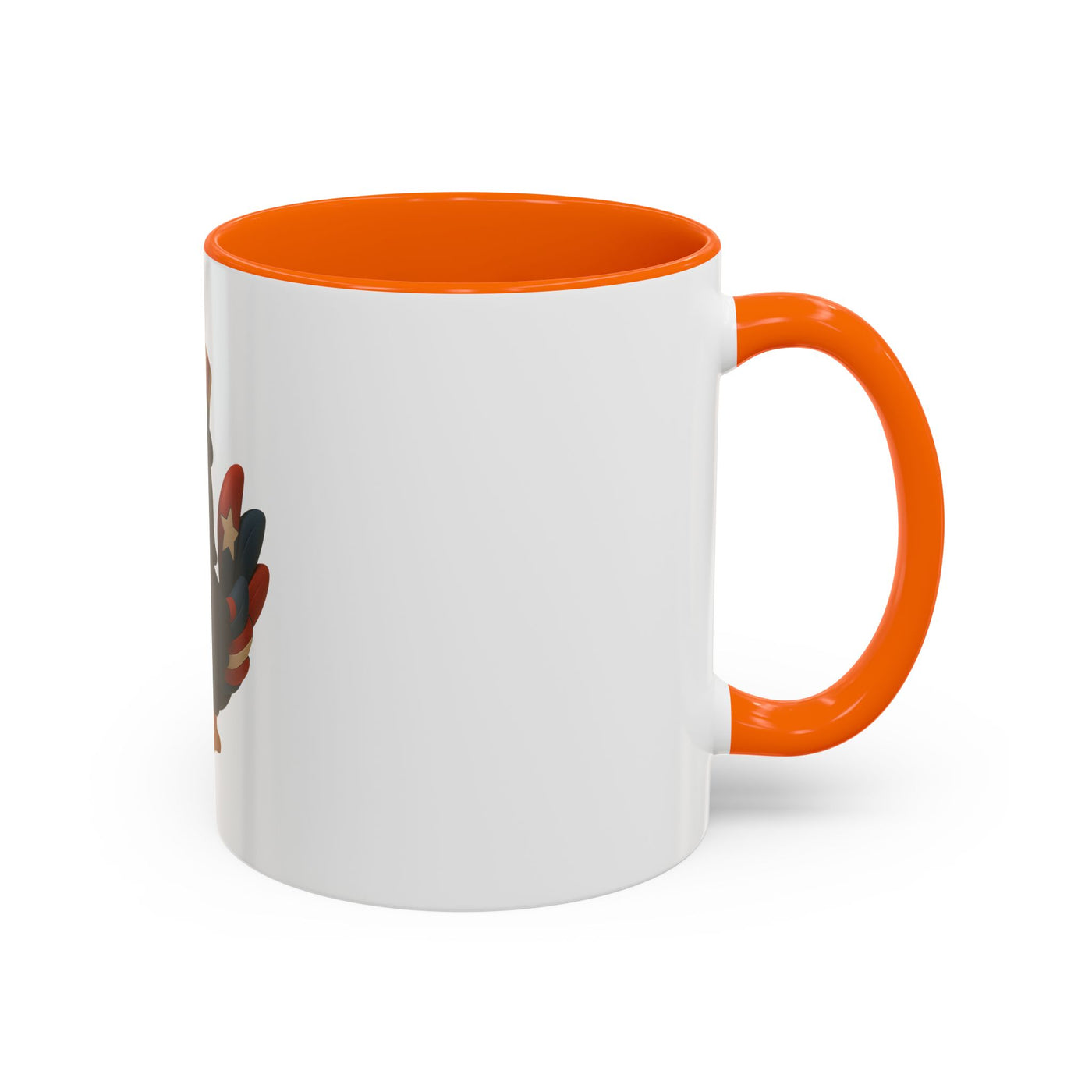 Patriotic Cartoon Coffee Mug, Fun Mug for Independence Day, Cute Gift for Animal Lovers, Thanksgiving, Cheerful Drinkware