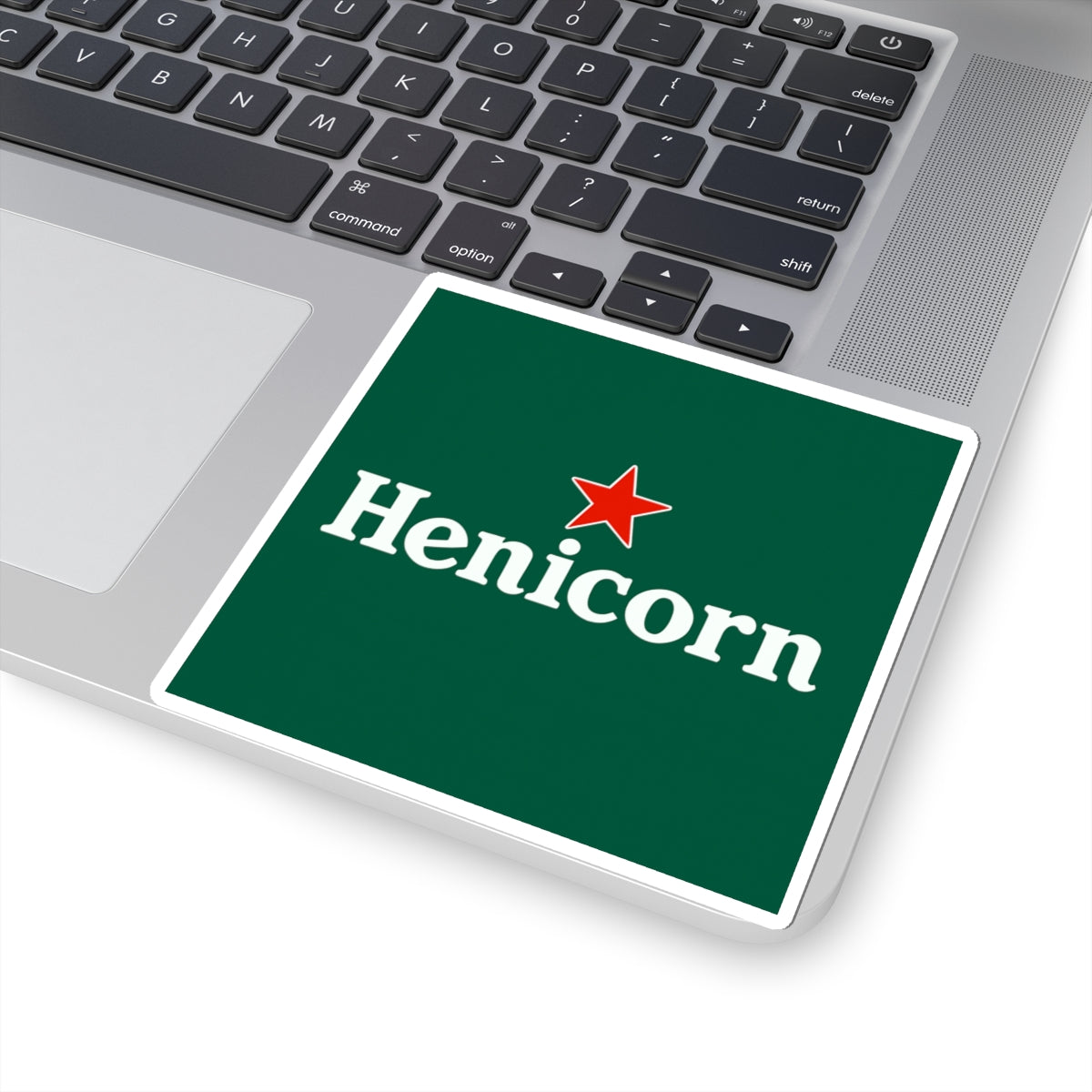 Henicorn Kiss-Cut Stickers | Fun Decor, Laptop Stickers, Gift Ideas, Party Favors, Customizable Wall Art