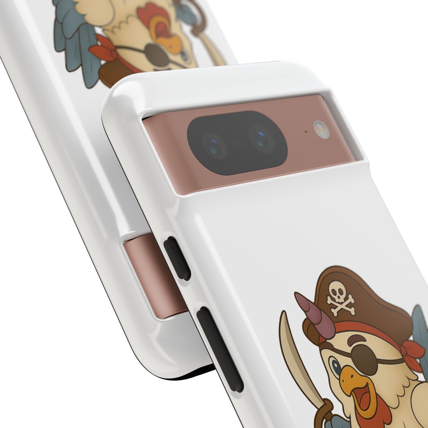 Pirate Chicken Phone Case | Fun Cartoon Cases for Kids, Unisex, Gifts for Gamers, Novelty Accessories, Adventure Theme