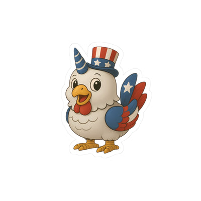 Patriotic Bird Stickers, Fun July 4th Decor, USA Themed Decals, Cute Laptop Stickers, Independence Day Gifts
