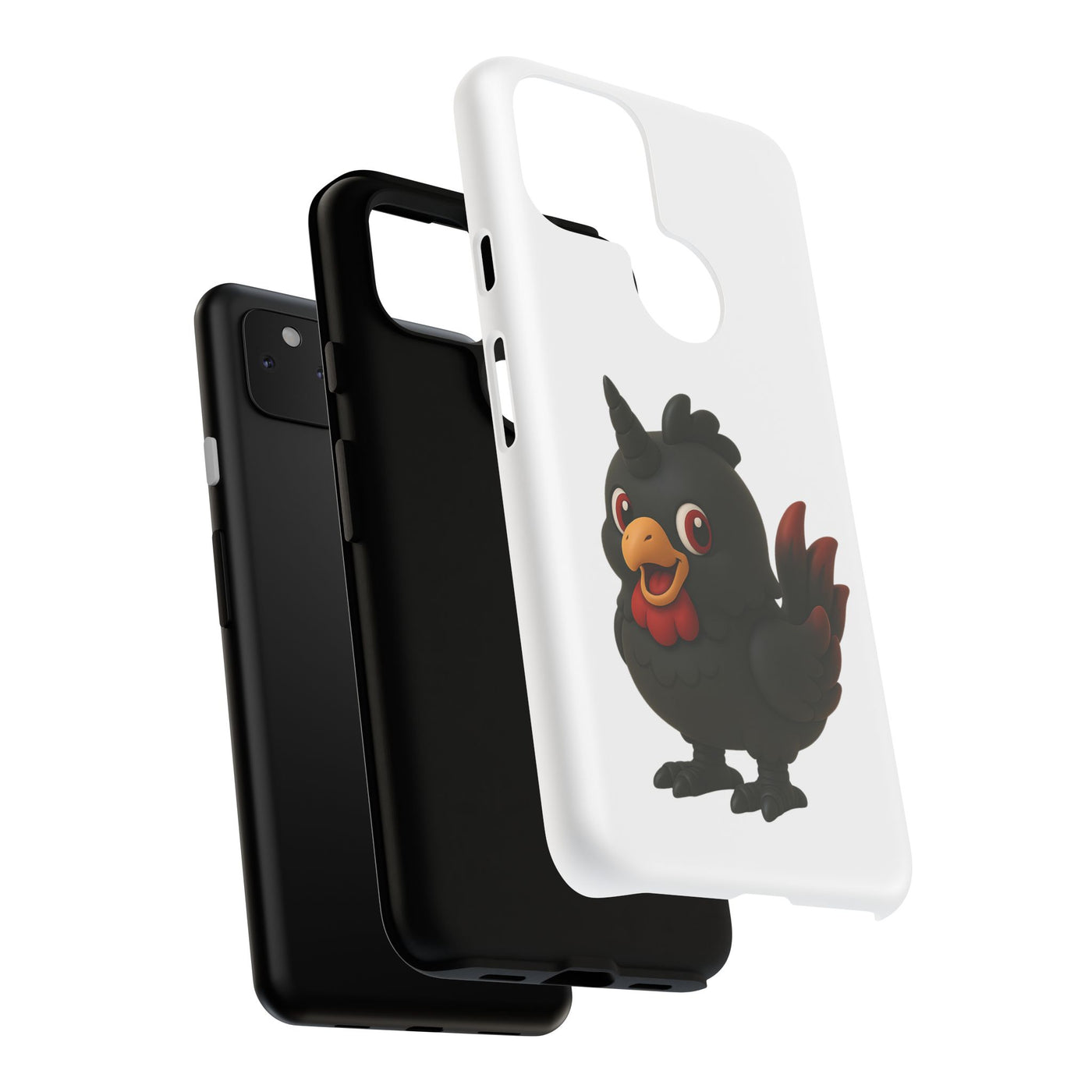 Cute Cartoon Bird Phone Case, Tough Phone Cover, Unique Gift for Bird Lovers, Fun Accessories for Kids, Christmas Present