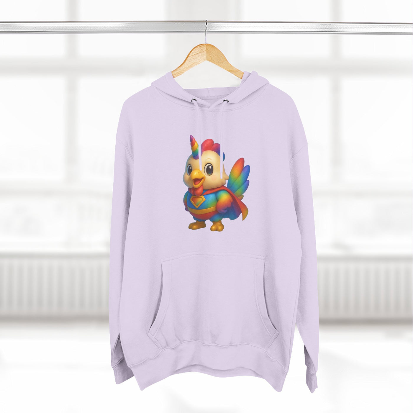 Rainbow Unicorn Hoodie, Cute Animal Sweatshirt, Cozy Fleece Pullover, Gifts for Kids, Perfect for Birthdays or Holidays