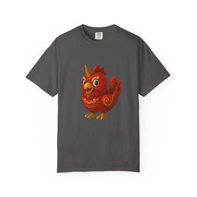 Charming Cartoon Bird Tee, Unisex T-Shirt, Cute Graphic Shirt, Fun Casual Wear, Perfect Gift for Bird Lovers