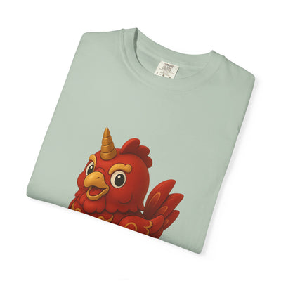 Charming Cartoon Bird Tee, Unisex T-Shirt, Cute Graphic Shirt, Fun Casual Wear, Perfect Gift for Bird Lovers