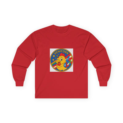 Henicorn Long Sleeve Tee, Cute Funny Tee, Gift for Chicken Lovers, Fun Casual Wear, Unisex Humor Top