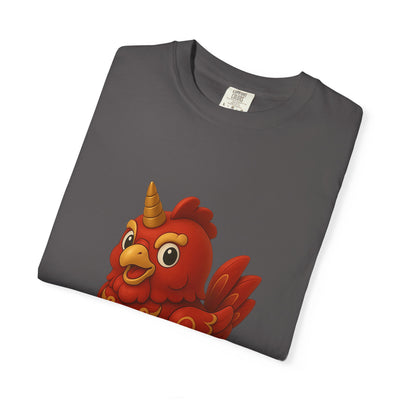 Charming Cartoon Bird Tee, Unisex T-Shirt, Cute Graphic Shirt, Fun Casual Wear, Perfect Gift for Bird Lovers