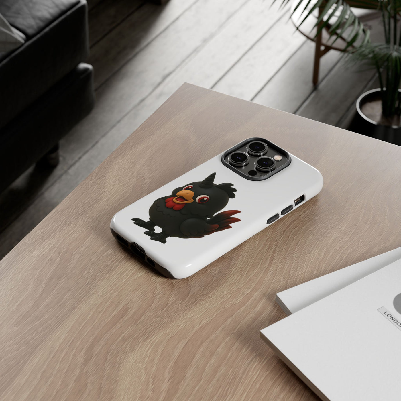 Cute Cartoon Bird Phone Case, Tough Phone Cover, Unique Gift for Bird Lovers, Fun Accessories for Kids, Christmas Present