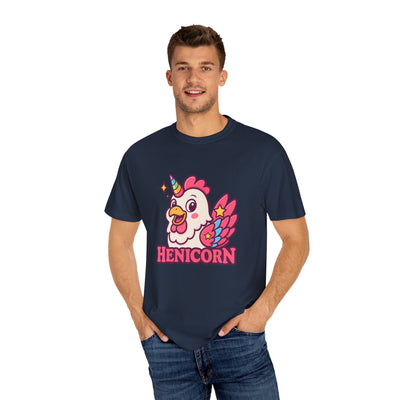 Cute Henicorn Unisex T-Shirt | Fun Gift for Unicorn Lovers, Animal Lovers, Quirky Tee, Casual Wear, Birthday Gift