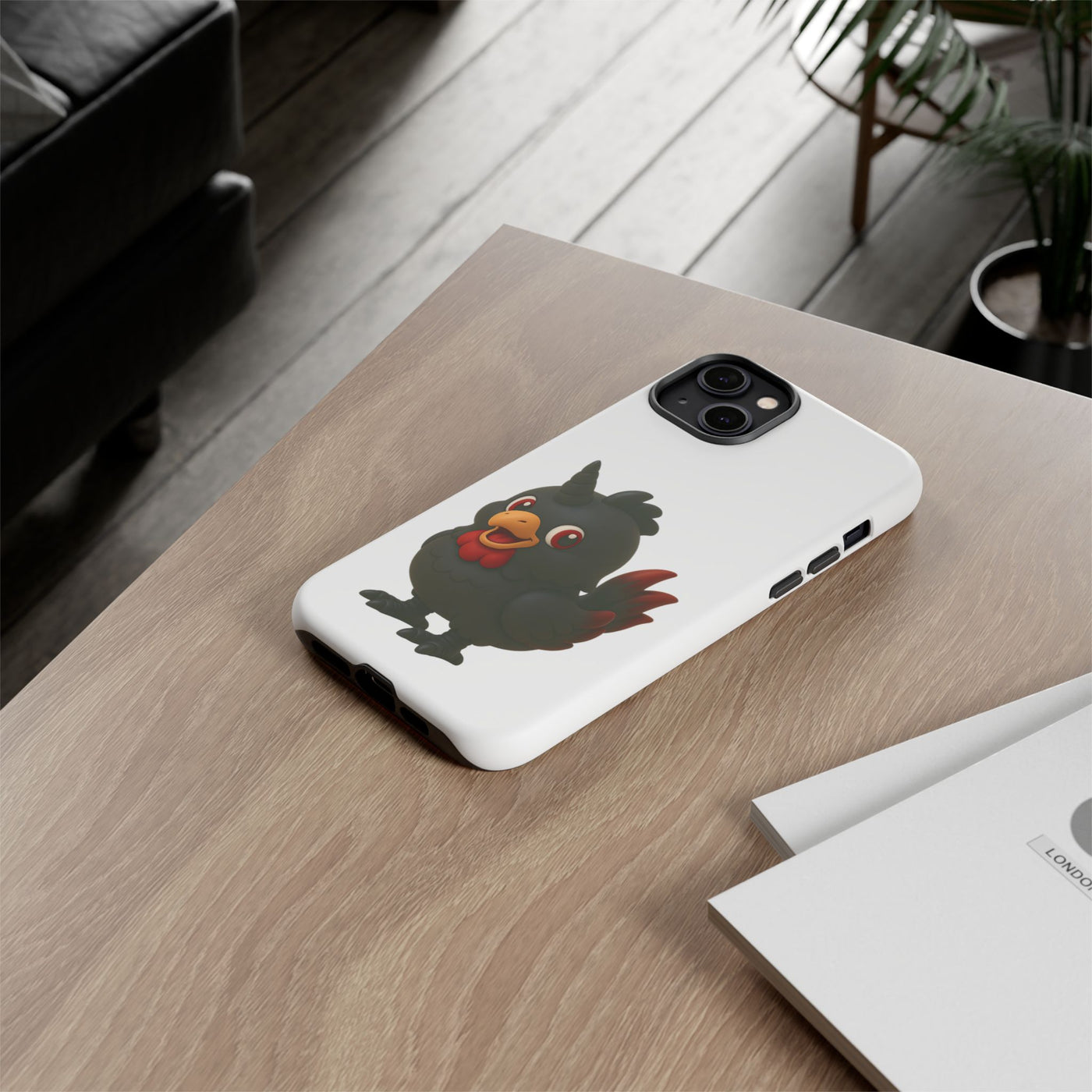 Cute Cartoon Bird Phone Case, Tough Phone Cover, Unique Gift for Bird Lovers, Fun Accessories for Kids, Christmas Present