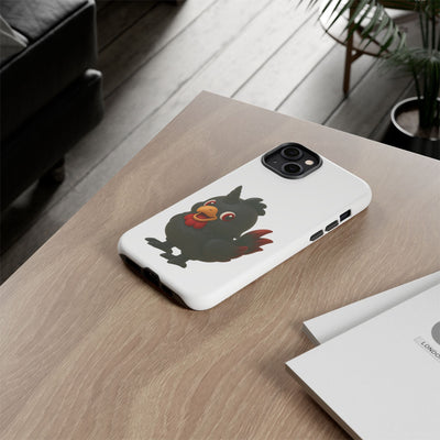 Cute Cartoon Bird Phone Case, Tough Phone Cover, Unique Gift for Bird Lovers, Fun Accessories for Kids, Christmas Present