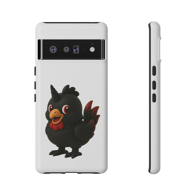 Cute Cartoon Bird Phone Case, Tough Phone Cover, Unique Gift for Bird Lovers, Fun Accessories for Kids, Christmas Present