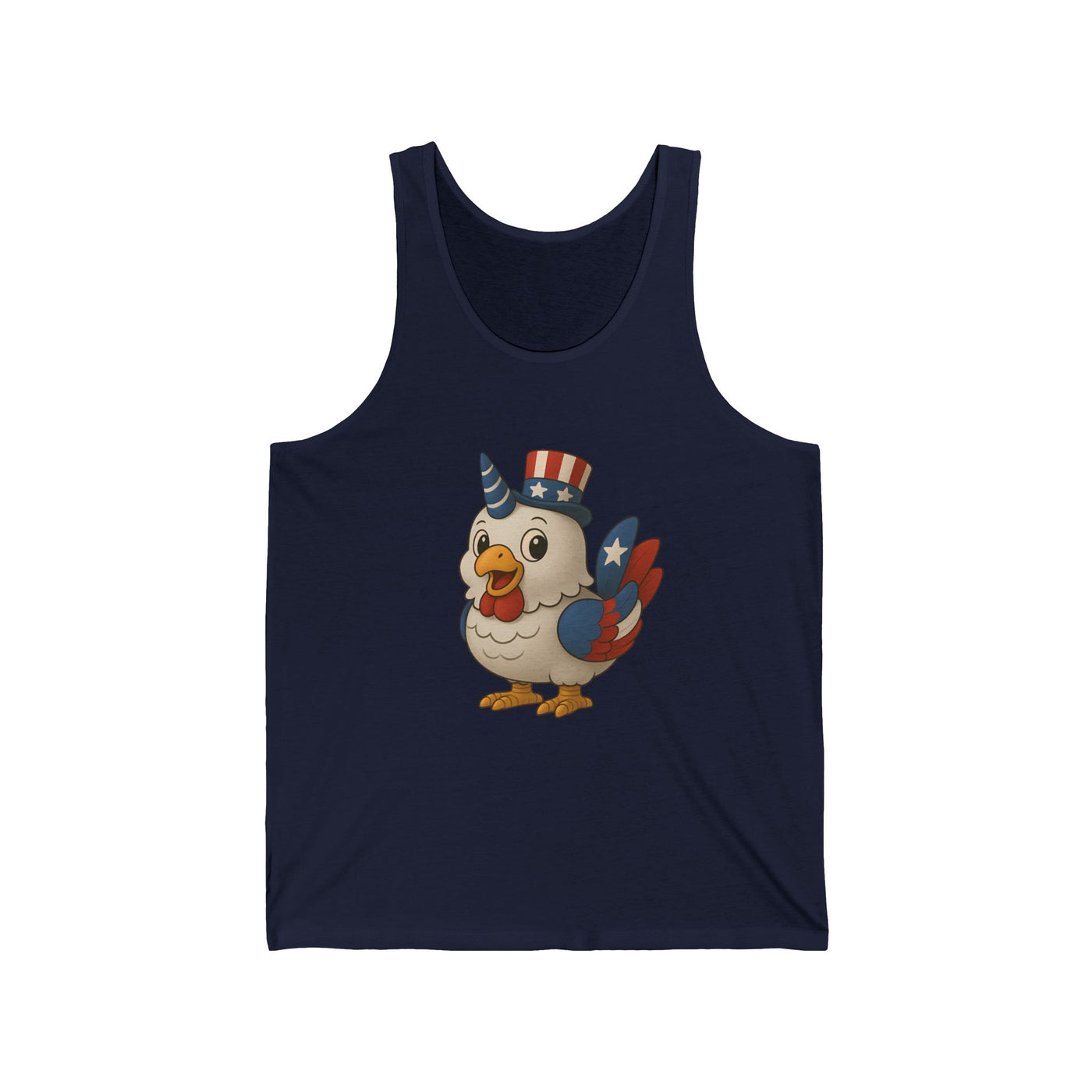 Patriotic Tank Top, Unisex Jersey Tank, Fourth of July Shirt, Summer Outfit, BBQ Party Apparel, Independence Day Gift