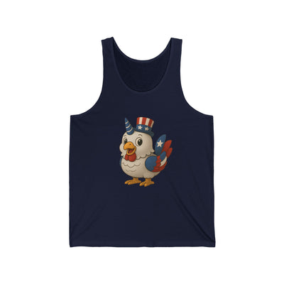 Patriotic Tank Top, Unisex Jersey Tank, Fourth of July Shirt, Summer Outfit, BBQ Party Apparel, Independence Day Gift