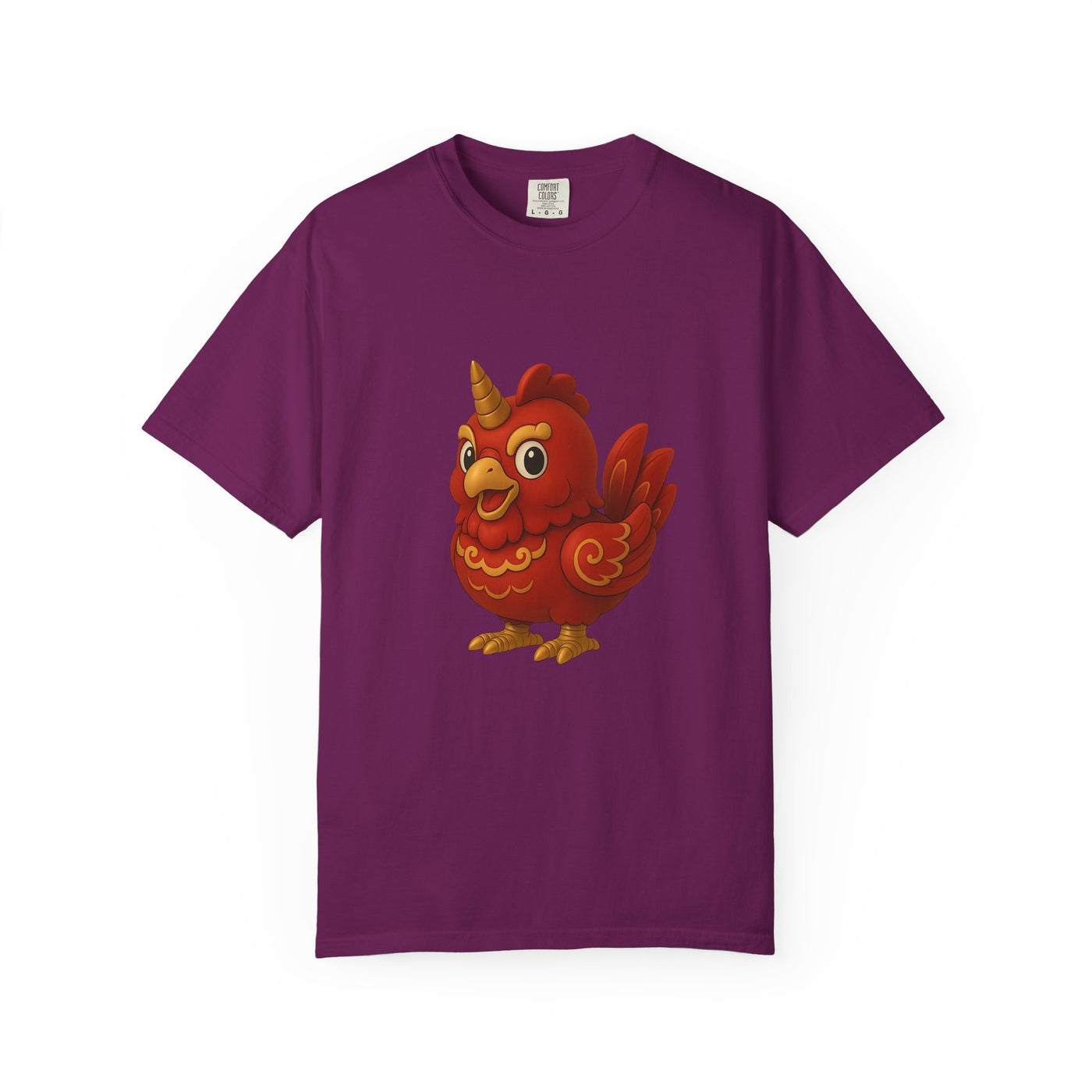 Charming Cartoon Bird Tee, Unisex T-Shirt, Cute Graphic Shirt, Fun Casual Wear, Perfect Gift for Bird Lovers