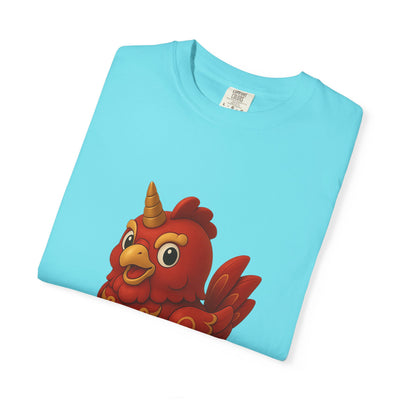 Charming Cartoon Bird Tee, Unisex T-Shirt, Cute Graphic Shirt, Fun Casual Wear, Perfect Gift for Bird Lovers