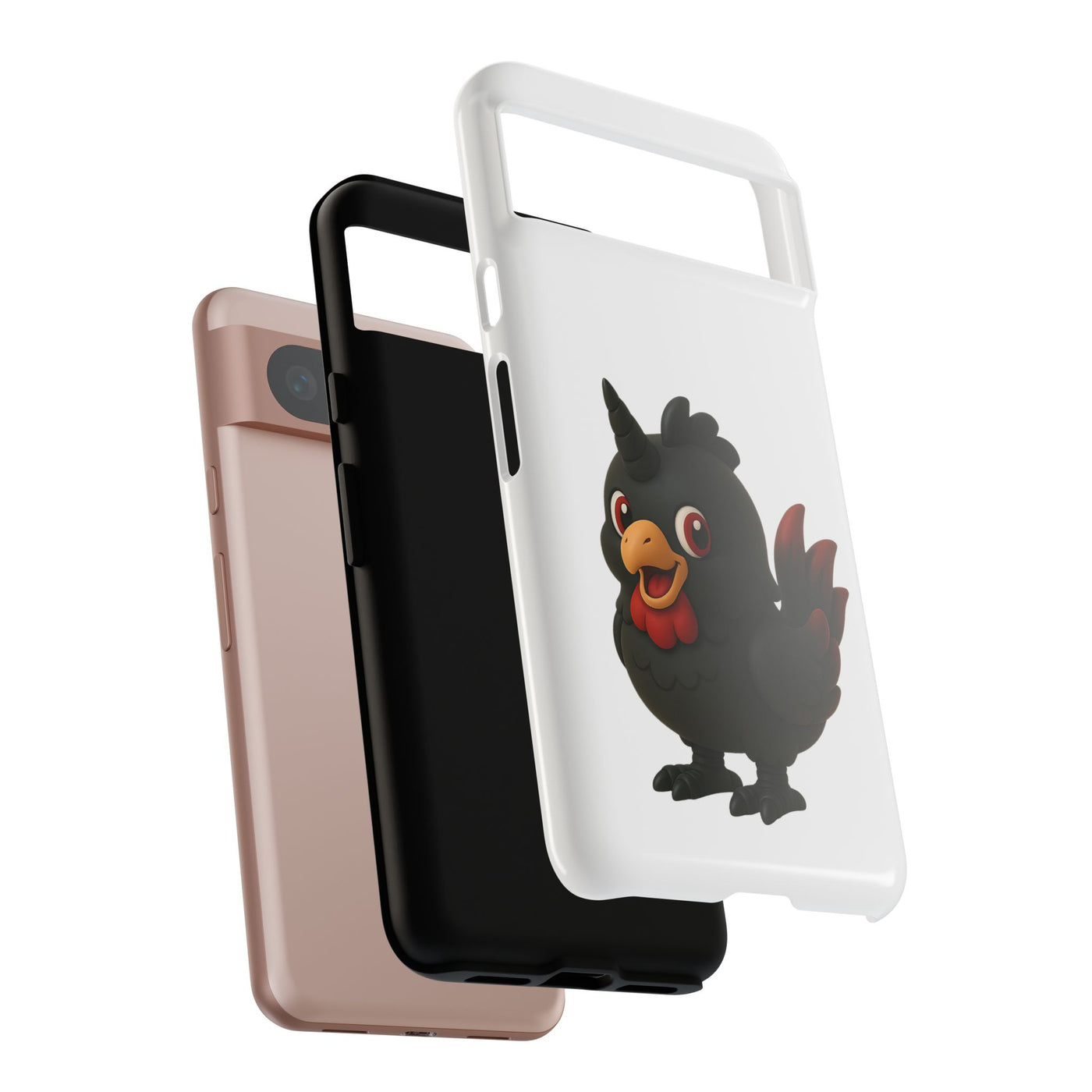 Cute Cartoon Bird Phone Case, Tough Phone Cover, Unique Gift for Bird Lovers, Fun Accessories for Kids, Christmas Present