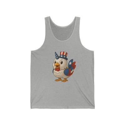 Patriotic Tank Top, Unisex Jersey Tank, Fourth of July Shirt, Summer Outfit, BBQ Party Apparel, Independence Day Gift