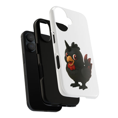 Cute Cartoon Bird Phone Case, Tough Phone Cover, Unique Gift for Bird Lovers, Fun Accessories for Kids, Christmas Present