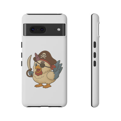 Pirate Chicken Phone Case | Fun Cartoon Cases for Kids, Unisex, Gifts for Gamers, Novelty Accessories, Adventure Theme