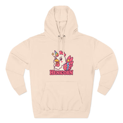 Henicorn Graphic Hoodie, Cute Fleece Sweatshirt, Unique Animal Hoodie, Gift for Animal Lovers, Cozy Graphic Apparel, Fun Unicorn Hoodie