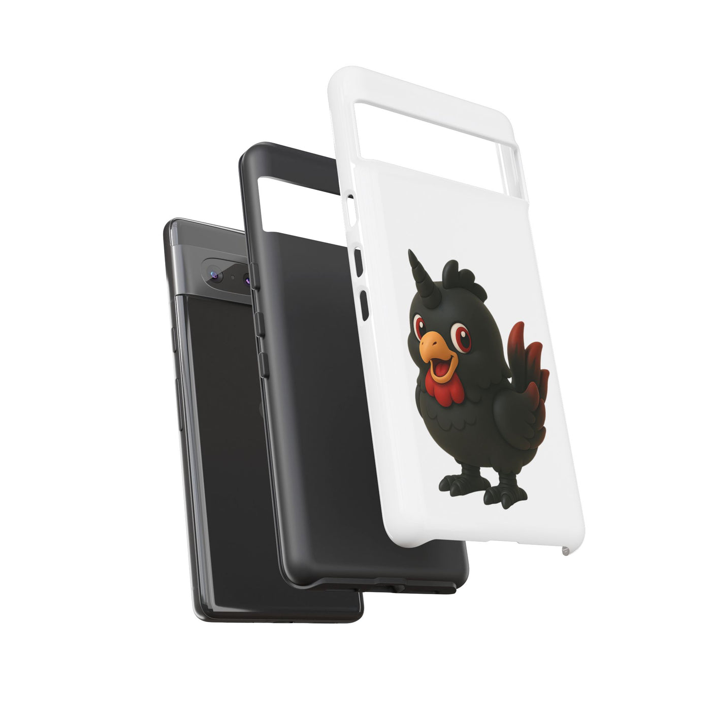 Cute Cartoon Bird Phone Case, Tough Phone Cover, Unique Gift for Bird Lovers, Fun Accessories for Kids, Christmas Present