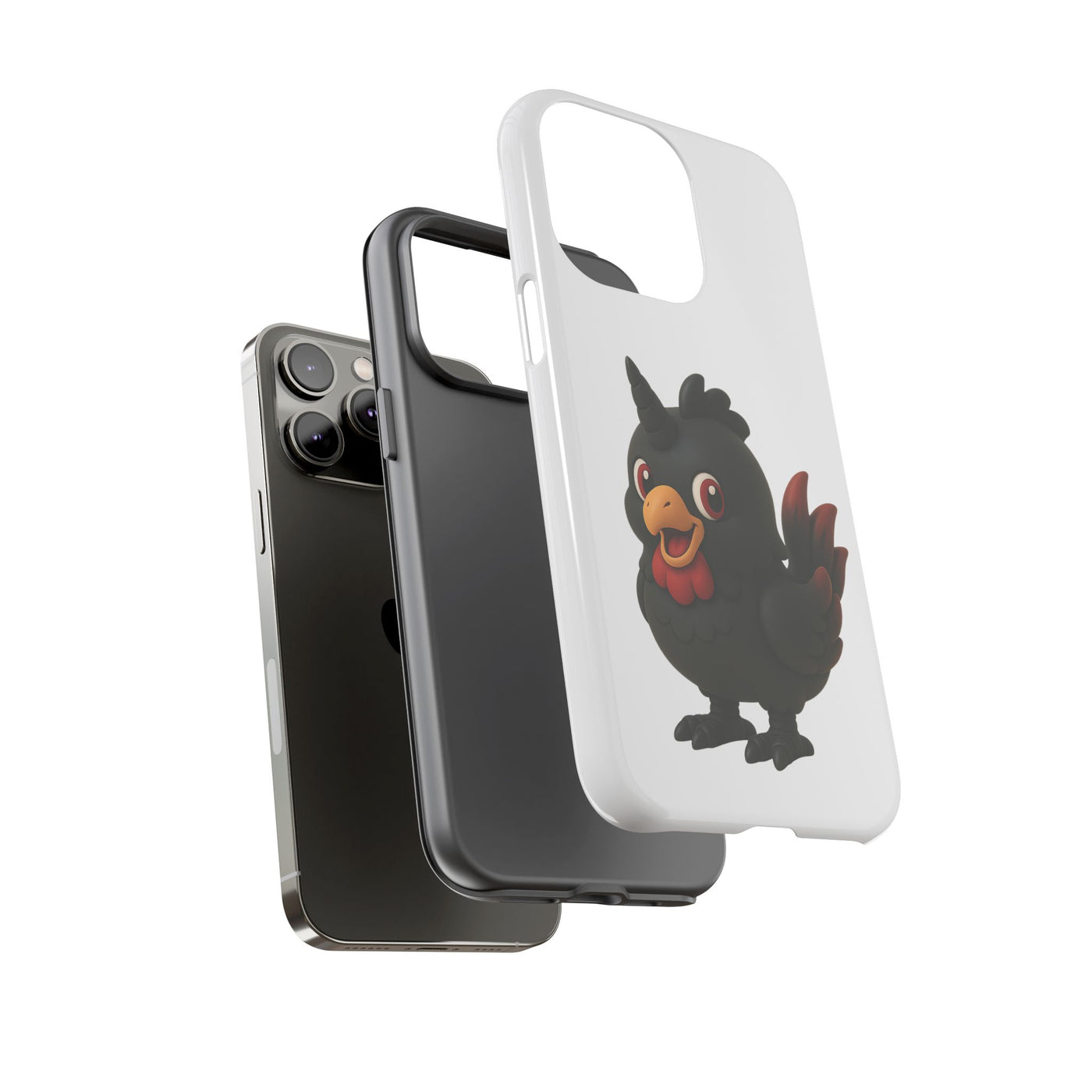 Cute Cartoon Bird Phone Case, Tough Phone Cover, Unique Gift for Bird Lovers, Fun Accessories for Kids, Christmas Present