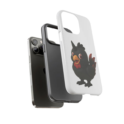 Cute Cartoon Bird Phone Case, Tough Phone Cover, Unique Gift for Bird Lovers, Fun Accessories for Kids, Christmas Present