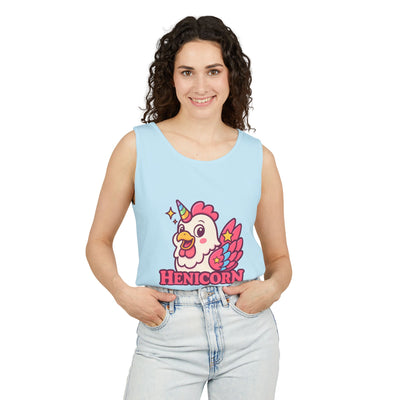 Henicorn Unisex Tank Top, Cute Animal Shirt, Funny Gift, Summer Fashion, Animal Lover Gift
