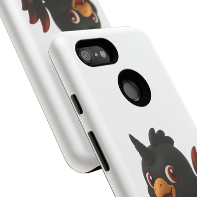 Cute Cartoon Bird Phone Case, Tough Phone Cover, Unique Gift for Bird Lovers, Fun Accessories for Kids, Christmas Present
