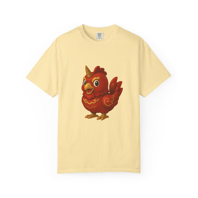 Charming Cartoon Bird Tee, Unisex T-Shirt, Cute Graphic Shirt, Fun Casual Wear, Perfect Gift for Bird Lovers
