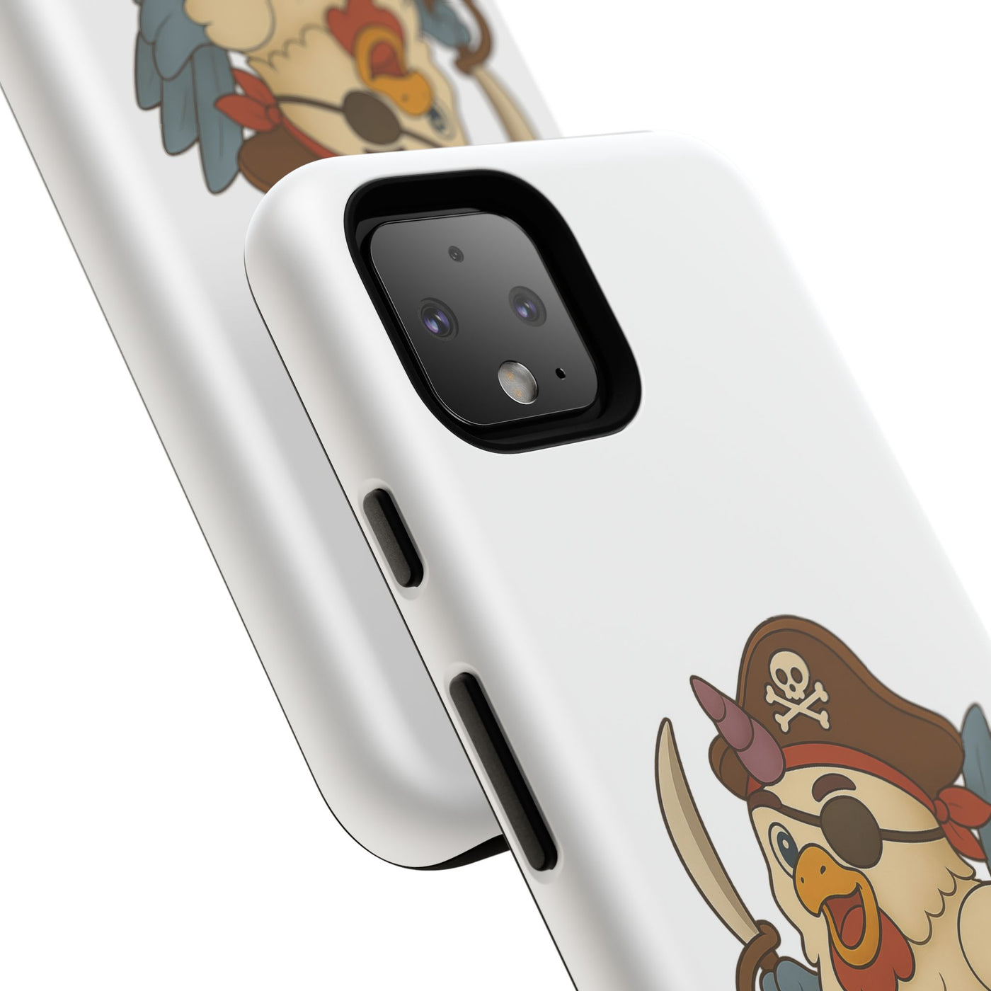 Pirate Chicken Phone Case | Fun Cartoon Cases for Kids, Unisex, Gifts for Gamers, Novelty Accessories, Adventure Theme