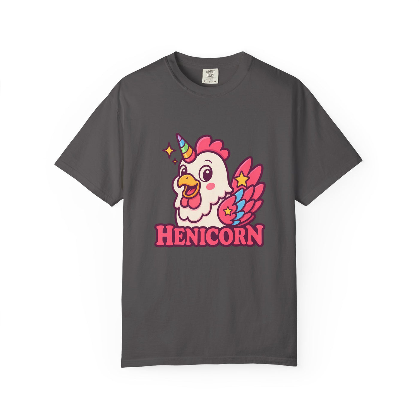 Cute Henicorn Unisex T-Shirt | Fun Gift for Unicorn Lovers, Animal Lovers, Quirky Tee, Casual Wear, Birthday Gift