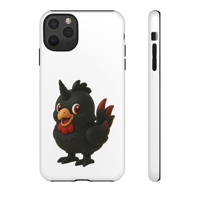 Cute Cartoon Bird Phone Case, Tough Phone Cover, Unique Gift for Bird Lovers, Fun Accessories for Kids, Christmas Present