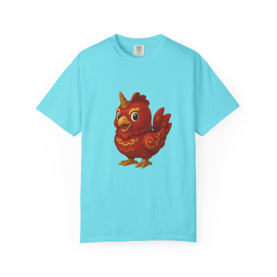 Charming Cartoon Bird Tee, Unisex T-Shirt, Cute Graphic Shirt, Fun Casual Wear, Perfect Gift for Bird Lovers