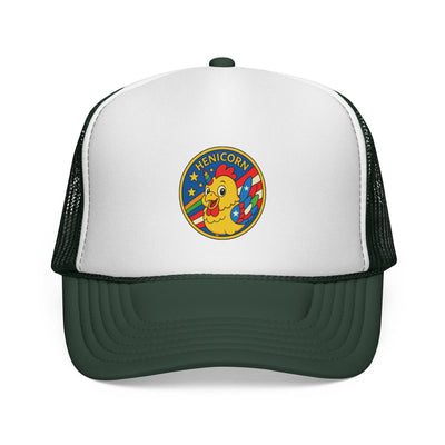 Fun Henicorn Trucker Cap - Whimsical Hat for Festivals, Birthdays, Gifts, Outdoor Adventures, Summer Style