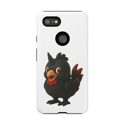 Cute Cartoon Bird Phone Case, Tough Phone Cover, Unique Gift for Bird Lovers, Fun Accessories for Kids, Christmas Present
