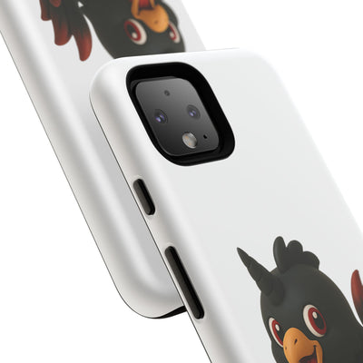 Cute Cartoon Bird Phone Case, Tough Phone Cover, Unique Gift for Bird Lovers, Fun Accessories for Kids, Christmas Present