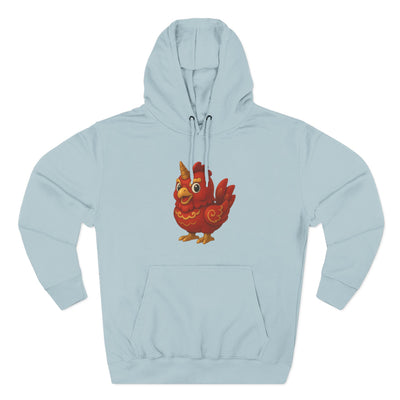 Three-Panel Fleece Hoodie