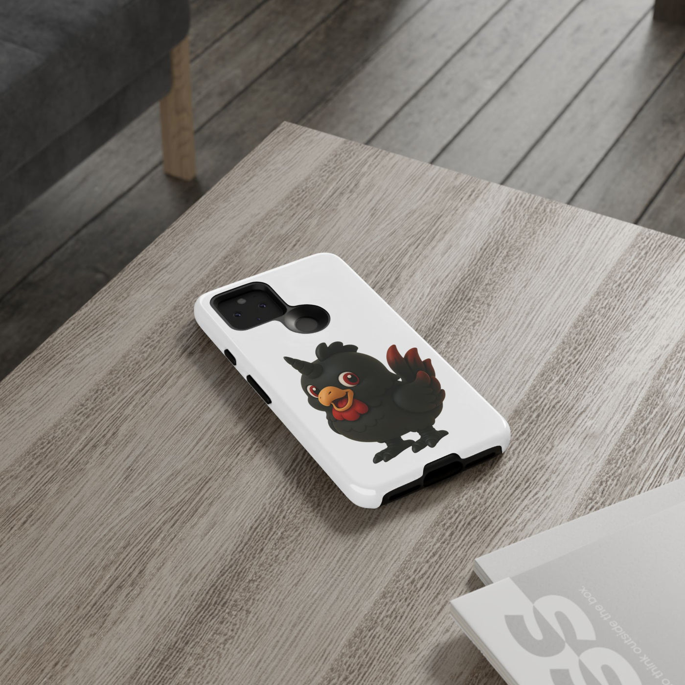 Cute Cartoon Bird Phone Case, Tough Phone Cover, Unique Gift for Bird Lovers, Fun Accessories for Kids, Christmas Present