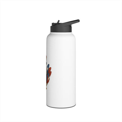 Patriotic Cartoon Water Bottle, Summer Hydration, Travel Mug, Kids' Water Bottle, Fourth of July Gift, Outdoor Adventure