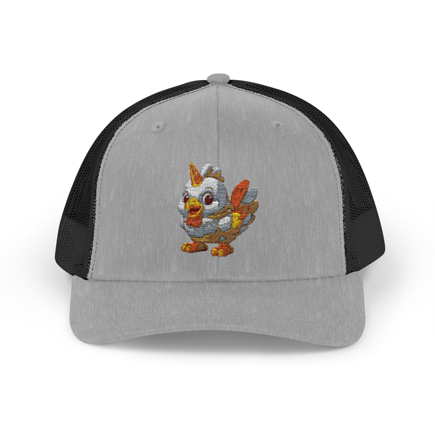 Sparkling Chicken Snapback Trucker Cap | Fun Retro Hat for Festivals, Gatherings, Gifts, Birthday Parties, Casual Wear
