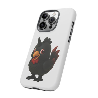 Cute Cartoon Bird Phone Case, Tough Phone Cover, Unique Gift for Bird Lovers, Fun Accessories for Kids, Christmas Present