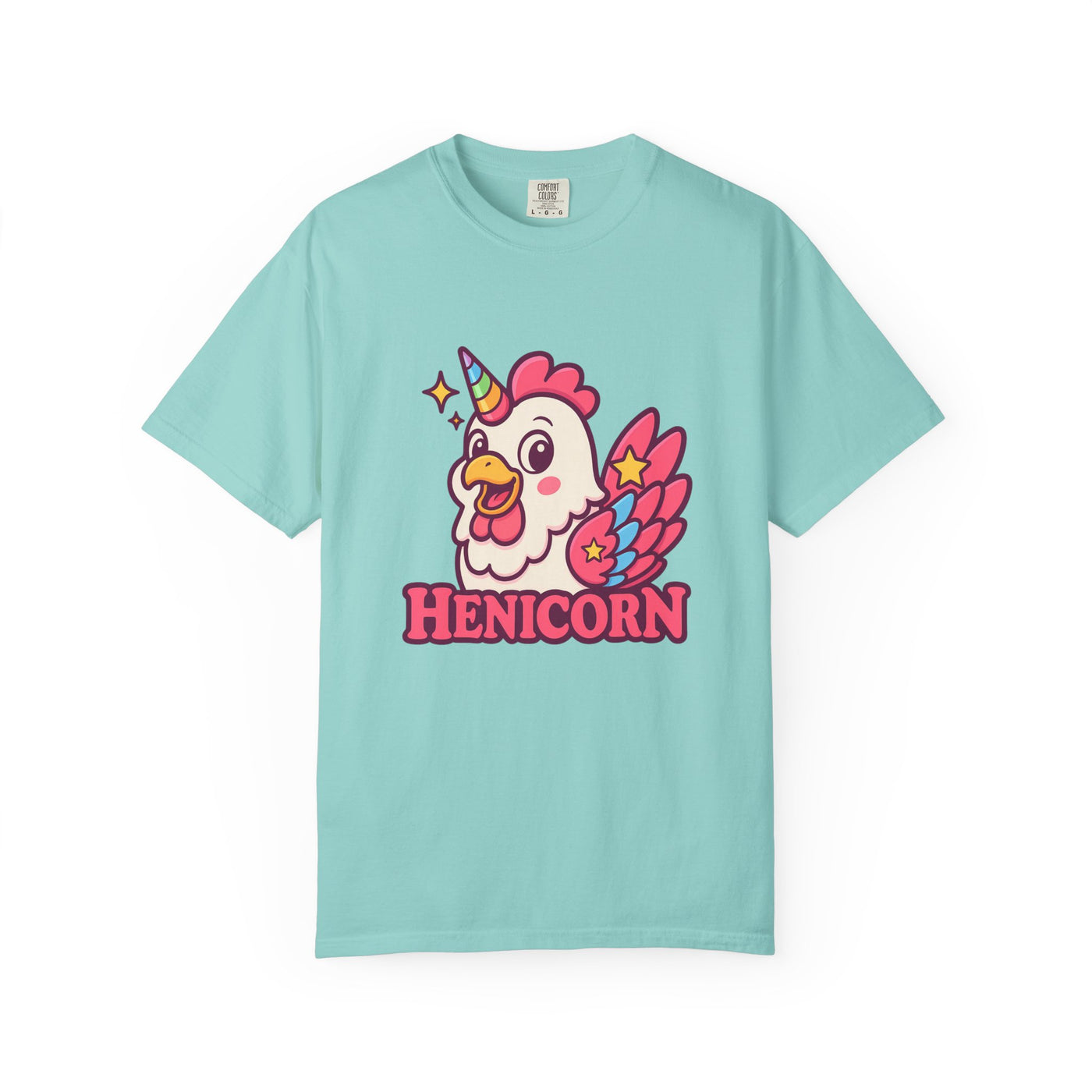 Cute Henicorn Unisex T-Shirt | Fun Gift for Unicorn Lovers, Animal Lovers, Quirky Tee, Casual Wear, Birthday Gift