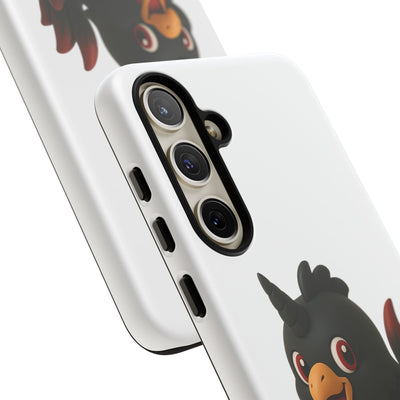 Cute Cartoon Bird Phone Case, Tough Phone Cover, Unique Gift for Bird Lovers, Fun Accessories for Kids, Christmas Present