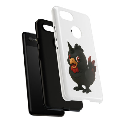 Cute Cartoon Bird Phone Case, Tough Phone Cover, Unique Gift for Bird Lovers, Fun Accessories for Kids, Christmas Present