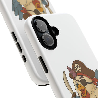 Pirate Chicken Phone Case | Fun Cartoon Cases for Kids, Unisex, Gifts for Gamers, Novelty Accessories, Adventure Theme