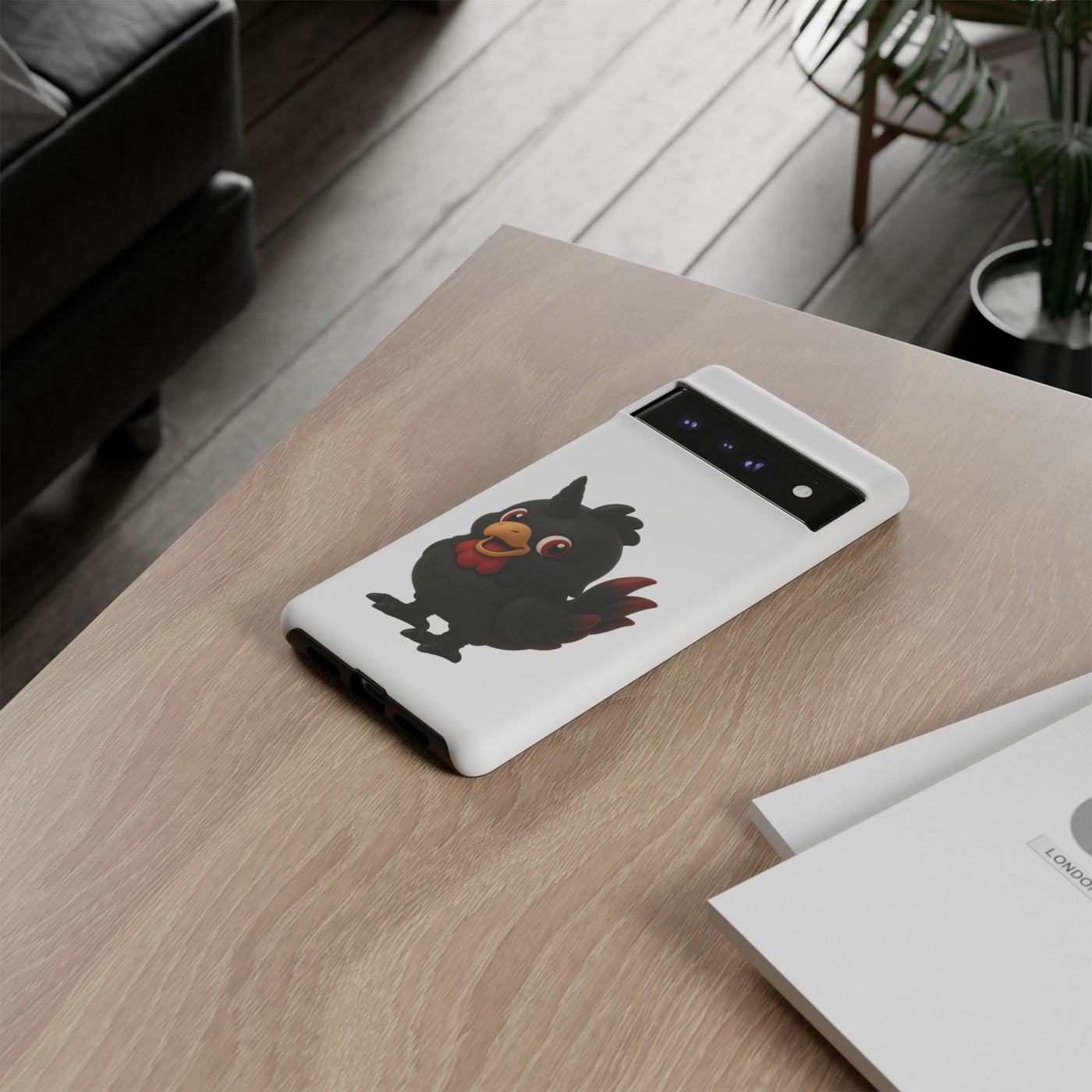Cute Cartoon Bird Phone Case, Tough Phone Cover, Unique Gift for Bird Lovers, Fun Accessories for Kids, Christmas Present
