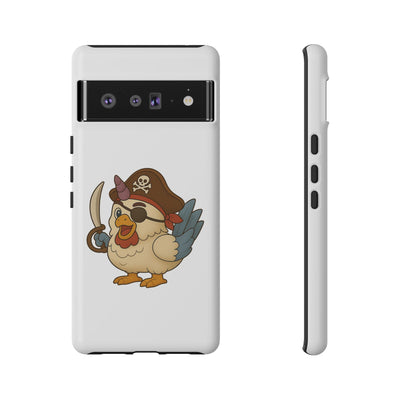 Pirate Chicken Phone Case | Fun Cartoon Cases for Kids, Unisex, Gifts for Gamers, Novelty Accessories, Adventure Theme