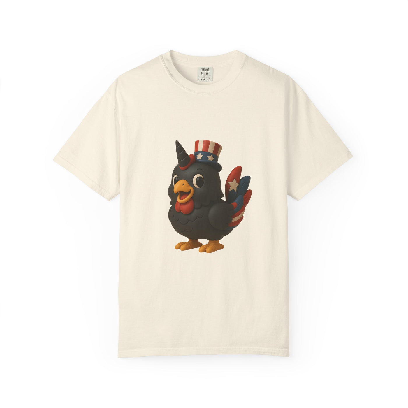 Patriotic Rooster Tee, Unisex Garment-Dyed T-shirt for 4th of July, Cute Animal Shirt, Backyard BBQ Apparel, Summer Casual Wear, [...]